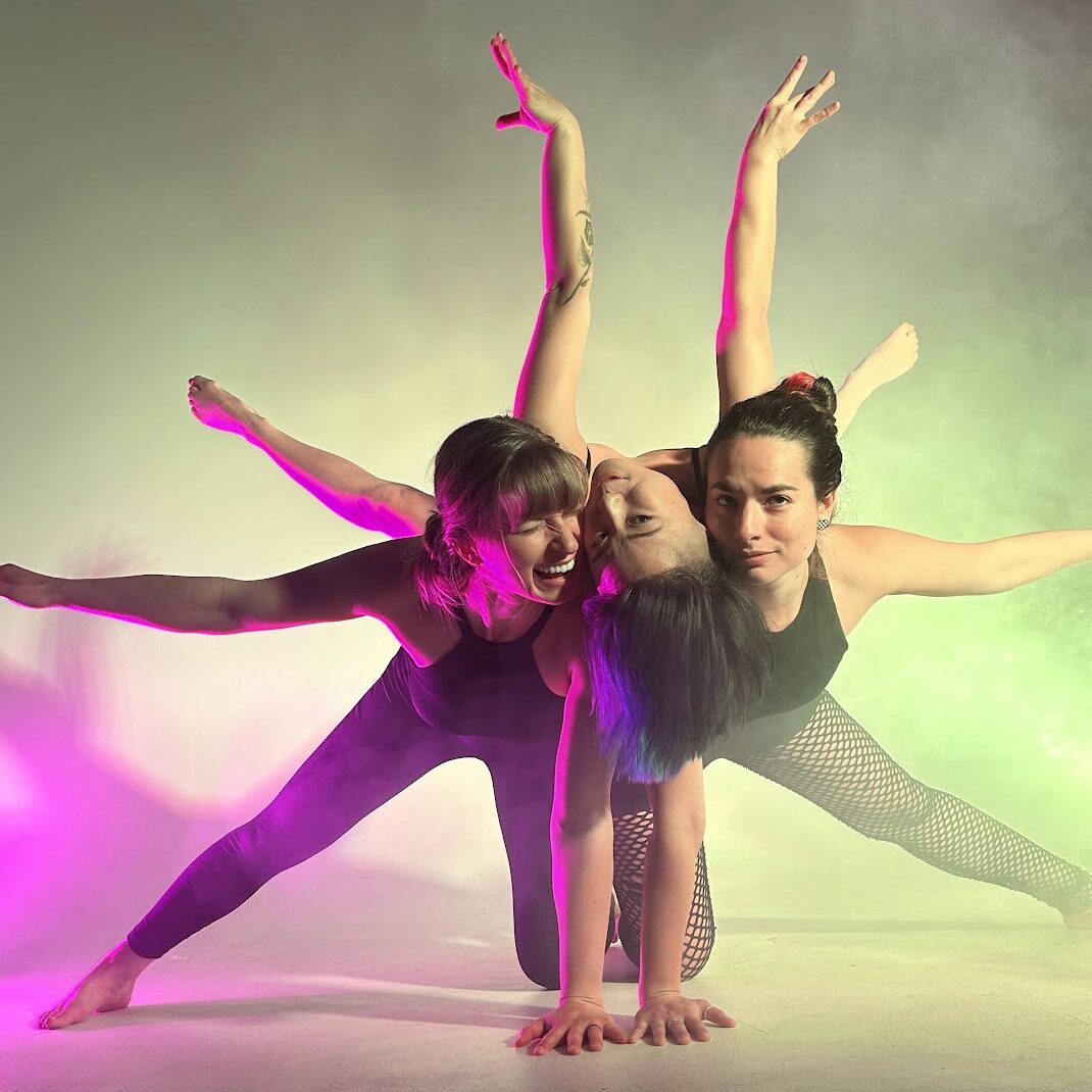 Acro Umbrella All Levels Acroyoga Vancouver acro trio pose