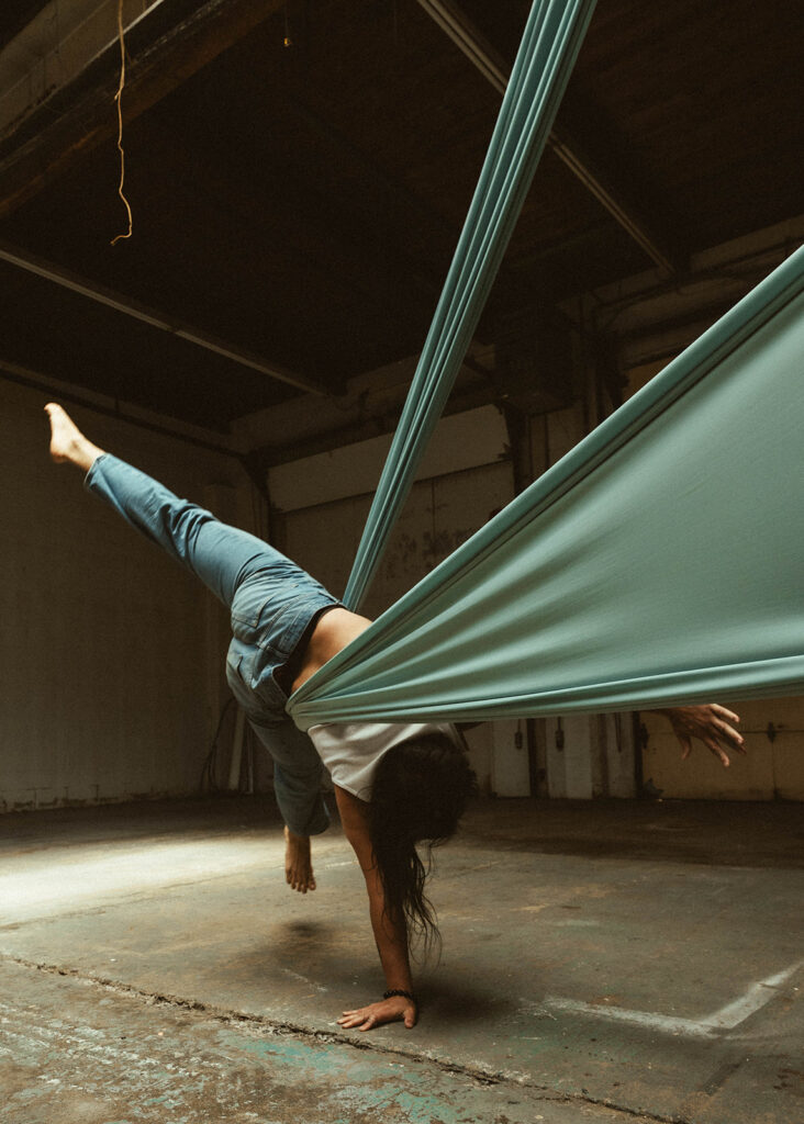 Acro Umbrella Handstand Class Vancouver