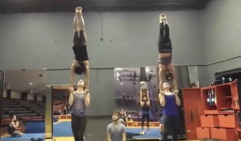 Adi, Ladybase, Courtney, Siovhan at Circus West